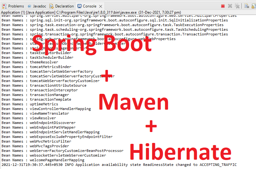 springboot application